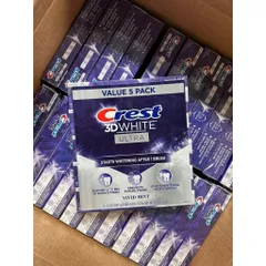 Lốc 5 TUÝP Kem Đánh Răng Crest 3D White Vivid Mint Ultra 158g - Ceria Cosmetics Store DATE 2025