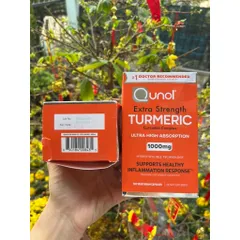 VIÊN TINH CHẤT NGHỆ TƯƠI 120 viên QUNOL EXTRA STRENGTH TURMERIC CURCUMIN COMPLEX 1000MG MỸ
