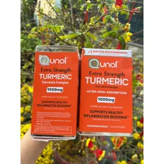 VIÊN TINH CHẤT NGHỆ TƯƠI 120 viên QUNOL EXTRA STRENGTH TURMERIC CURCUMIN COMPLEX 1000MG MỸ