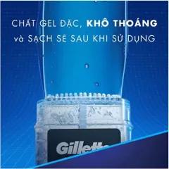 Lăn khử mùi nam dạng Gel Gillette Cool Wave 107g Endurance hàng Mỹ