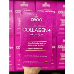 Chính hãng Colagen dạng nước Zena Nutrition Liquid Collagen + Biotin 900ml