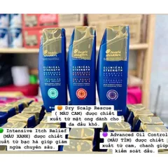 DẦU GỘI SẠCH GÀU HEAD & SHOULDERS CLINICAL STRENGTH CAM MẪU MỚI MỸ