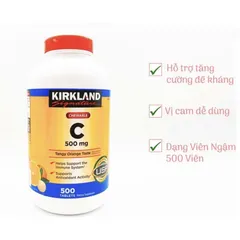 Kẹo vitamin c 500 mg kirkland c500mg Kirkland như hình shop chụp