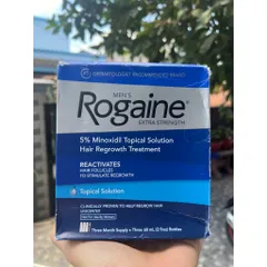 date 2024 Gel mọc tóc dành cho nam Rogaine Extra Strength Hộp 3 chai