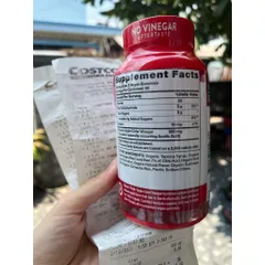 Hàng MỹDate 11/2025 Kẹo dẻo giấm táo hữu cơ Nature's Truth Organic Apple Cider Vinegar 120 viên từ MỸ