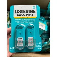 [Hàng Mỹ] Xịt Thơm Miệng Listerine Pocketmist (vỉ 2 chai x 7,7ml) 832310