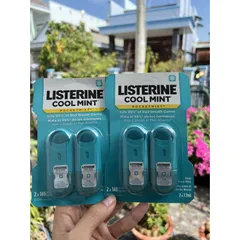 [Hàng Mỹ] Xịt Thơm Miệng Listerine Pocketmist (vỉ 2 chai x 7,7ml) 832310