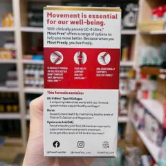 Chính Hãng Mỹ Viên Move Free Joint Health Ultra Type II Collagen + Boron + HA Hộp 75 Viên