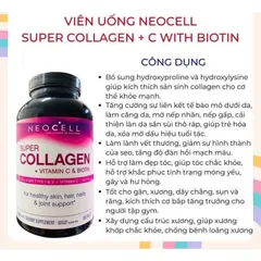 Viên uống NeoCell Super Collagen +C & Biotin type 1&3 360viên của Mỹ (Cam kết hàng chuẩn)