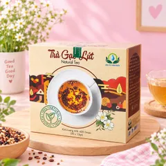 Trà Gạo Lứt Đỏ, Gạo Lứt Tím Hộp 30 Túi Nilon Siêu Thị Thiên Nhiên