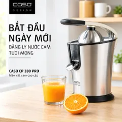 Máy vắt cam CASO CP330 Pro 160W tay ép trợ lực inox
