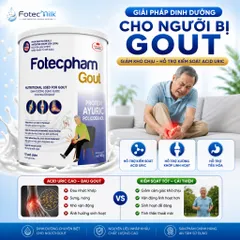 Sữa Bột Fotechpham Việt Nam Dinh Dưỡng Hỗ Trợ Ổn Định Axit Uric Bảo Vệ Xương Khớp 400G Fotecmilk