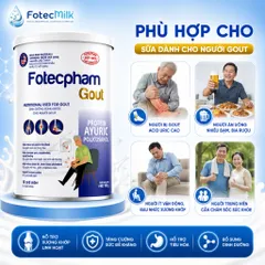 Sữa Bột Fotechpham Việt Nam Dinh Dưỡng Hỗ Trợ Ổn Định Axit Uric Bảo Vệ Xương Khớp 400G Fotecmilk