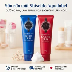 Sữa Rửa Mặt Shiseido Aqualabel Dưỡng Ẩm Dưỡng Da Sáng Mịn - Hàng Nội Địa Nhật Bản