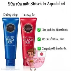 Sữa Rửa Mặt Shiseido Aqualabel Dưỡng Ẩm Dưỡng Da Sáng Mịn - Hàng Nội Địa Nhật Bản