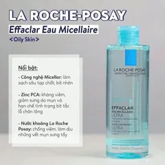 Nước tẩy trang La Roche-Posay Micellar Water Ultra cho da dầu 400ml - Sạch sâu, giá rẻ 💸