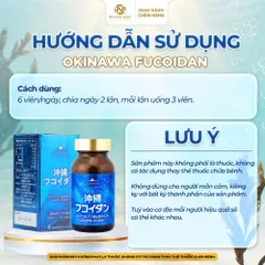OKINAWA FUCOIDAN 180 viên - Hỗ trợ tăng cường sức đề kháng và sức khỏe Nhật Bản