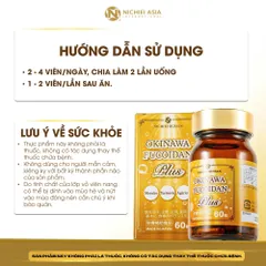 OKINAWA FUCOIDAN PLUS 60 viên - Hỗ trợ chống oxy hóa Nhật Bản