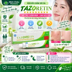 Gel Bôi Da T-a-z-o-r-e-t-i-n Skincare Hỗ Trợ Mịn Bề Mặt Da & Chăm Sóc Da Dầu Mụn Tuýp 15g