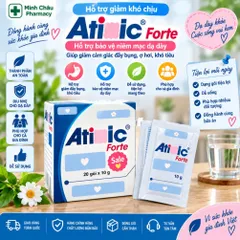 Gói Uống A-t-i-r-l-i-c Forte Hỗ Trợ Dịu Êm Bụng & Bảo Vệ Niêm Mạc Tiêu Hóa Hộp 20 Gói x 10g