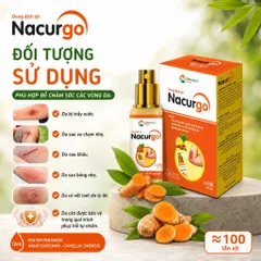 Chai xịt vết thương Nacurgo 30ml - Màng Sinh Học Polyesteramide – Hỗ trợ bảo vệ da