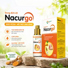 Xịt Vết Thương Nacurgo 12ml – Màng Polyesteramide Hỗ Trợ Che Phủ, Bảo Vệ Và Chăm Sóc Da