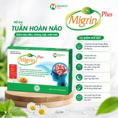 Migrin Plus Hộp 20 Viên – Hỗ Trợ Tuần Hoàn Não, Chăm Sóc Não Bộ Và Giấc Ngủ