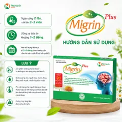 Migrin Plus Hộp 20 Viên – Hỗ Trợ Tuần Hoàn Não, Chăm Sóc Não Bộ Và Giấc Ngủ