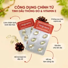 Viên uống dầu Max Gold Solution Thông đỏ Hàn Quốc Made in Korea