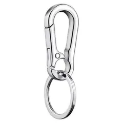 Móc Khóa Treo Chìa Khóa Kim Loại Bọc Da –Kích thước(8*3)cm - Phụ Kiện Chìa Khóa Xe Bền Đẹp