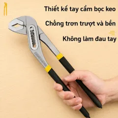 Kìm Mỏ Quạ Đa Năng 10inch Tay Cầm Êm , Thép không Gỉ ,Tay Bọc cao Su Êm Ái