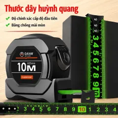 Thước Dây Huỳnh Quang Carbon Chất Liệu Thép Không Rỉ , Loại Dài 5M , 7,5M Và 10M