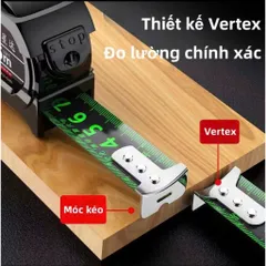 Thước Dây Huỳnh Quang Carbon Chất Liệu Thép Không Rỉ , Loại Dài 5M , 7,5M Và 10M