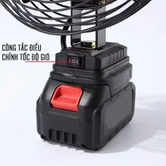 Quạt Tích Diện Pin 10 Cell, Quạt Sắt , Cánh Sắt ,Chạy Liên Tục & Tiếng. Quạt Tích Điện Pin Trâu Để Bàn