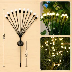 Đèn led bi bọt,đóm đóm,giọt,băng đá năng lượng mặt trời RGB, chống nước IP65