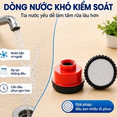Vòi sen tưới cây 1000 lỗ chuyên dùng tưới cho rau, lan và hoa cây cảnh không bị dập nát, rửa trôi đất nhẹ nhàng