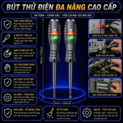 Bút Thử Điện Thông Minh Tua Vít Từ Tính Thế Hệ Mới , Kiểm Tra Pha, Đo Thông Mạch