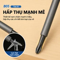 Bút Thử Điện Thông Minh Tua Vít Từ Tính Thế Hệ Mới , Kiểm Tra Pha, Đo Thông Mạch