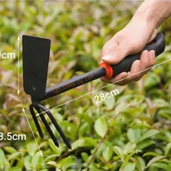 Bộ 4 Món Dụng Cụ Làm Vườn Thép Không Gỉ Bền Chắc - 4Pcs
