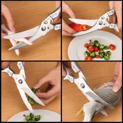 Kéo Đa Năng SK5 Cắt Gà , Vịt , Ngan - Cắt Xương Cộng Lực Siêu Bén Đa Năng Chất Liệu Thép Không Gỉ Cứng Cáp Chắc Chắn