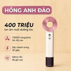 MÁY SẤY TÓC ION ÂM 2 CHIỀU NÓNG LẠNH 3 TỐC ĐỘ Fullbox sang trọng 2 Phân Loại Màu Nhỏ Gọn Tiện Lợi