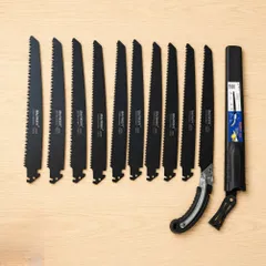 Combo 1 cưa + 5 Lưỡi Cưa Kiếm Cầm Tay 350mm,Lưỡi Thép Nhật, Cán Chống Trượt