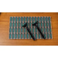 Set Dao Cạo Râu 36 Lưỡi Tặng Kèm 1 Thân Cạo,  Kem Mềm Râu Dễ Dàng Sử Dụng An Toàn Cho Da
