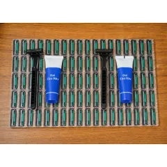 Set Dao Cạo Râu 36 Lưỡi Tặng Kèm 1 Thân Cạo,  Kem Mềm Râu Dễ Dàng Sử Dụng An Toàn Cho Da