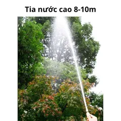 Vòi Xịt Tăng Áp 3 Chế Độ Xịt Áp Lực Nước Mạnh Dành Cho Tưới Cây Rửa Xe Làm Vườn, Loại Dây 5M-10M-15M-20M