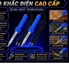 Dao cắt nhựa bằng điện cao cấp Dao khắc điện, mỏ hàn điện,đục lỗ, cắt, làm thủ công tại nhà