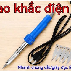 Dao cắt nhựa bằng điện cao cấp Dao khắc điện, mỏ hàn điện,đục lỗ, cắt, làm thủ công tại nhà