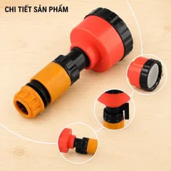 Vòi Nước Tưới Cây Phun Sương Tăng Áp Đa Năng, Đầu Vòi Phun Rửa Xe Làm Vườn, Vòi Xịt Tay Gạt Tiện Lợi