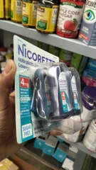 cai thuôc lả NIcoẻtte nicotyne polacrilexlozenge 4mg hàng my
