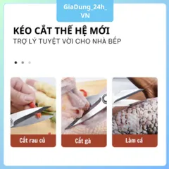 Kéo cắt gà nội địa nhật bản cao cấp - Kéo làm bếp đa năng GiaDung24h VN